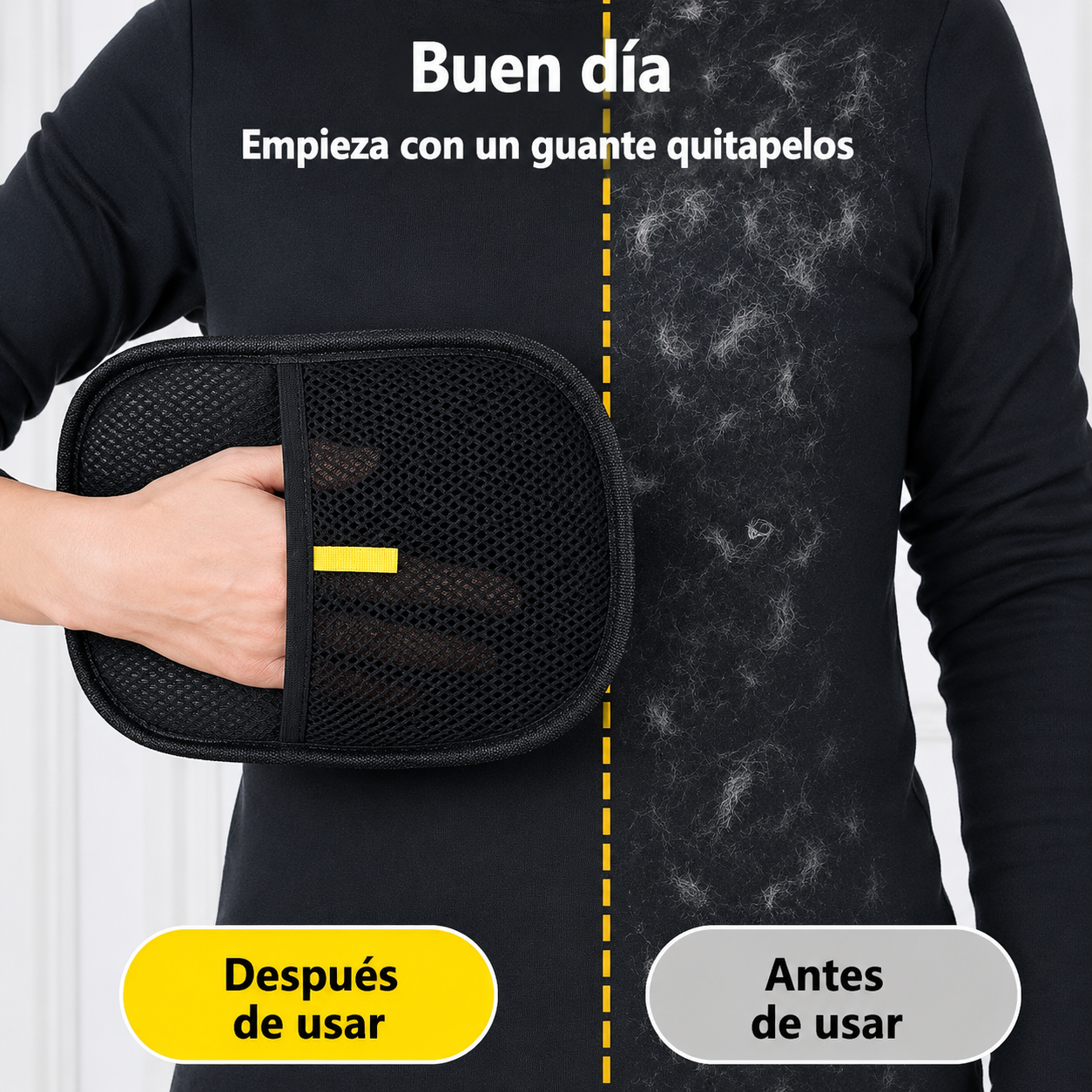 Removedor de pelo: elimina el pelo de tu mascota en minutos.