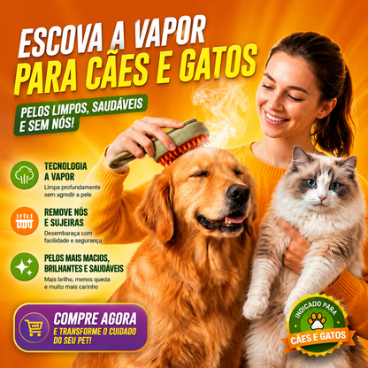 LimpaPET PRO™  Escova 3 EM 1